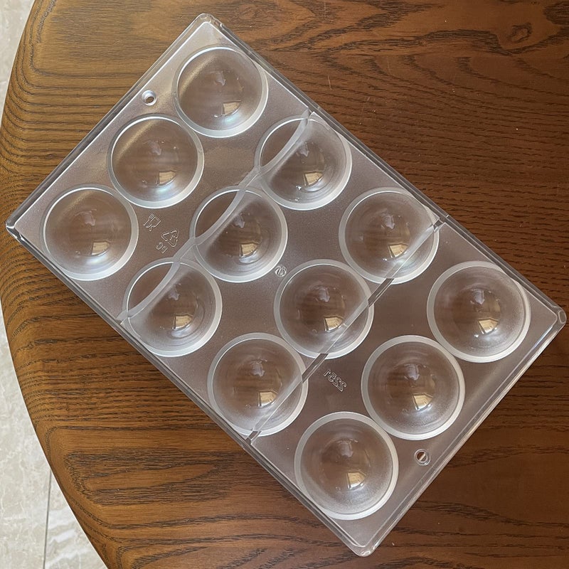 Goldbaking Ball Chocolate Mold Ball Polycarbonate Mould Chocolate Mold Hot Chocolate Bomb (Middle 2inch) - Image 4